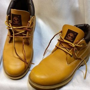Timberland boots shoes leather lace up, men 6m